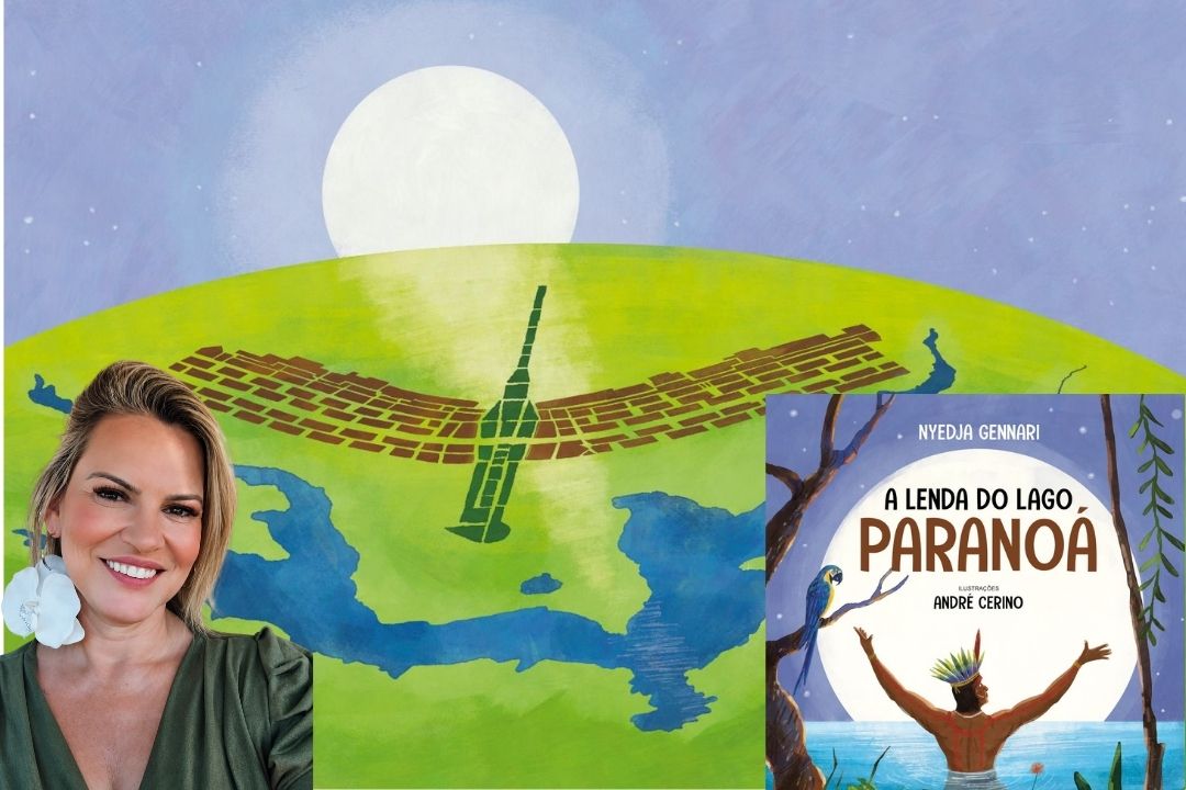 Nyedja Gennari lança livro infantil inspirado na história e nas lendas do Lago Paranoá