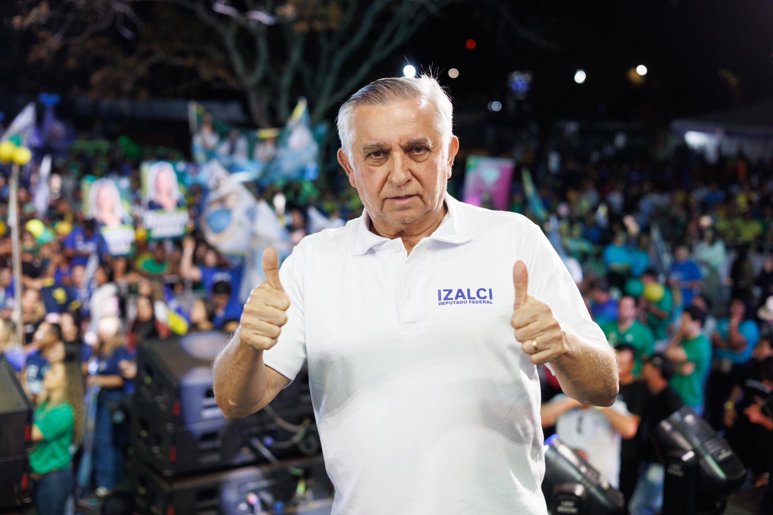 Campanha de Izalci tem clima de despedida