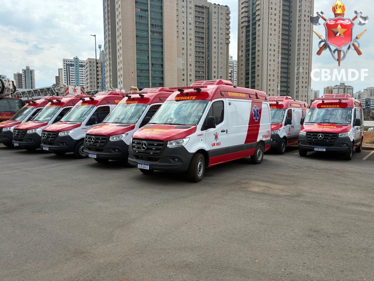Corpo de Bombeiros do DF renova 53% da frota e diminui o tempo de espera em ocorrências