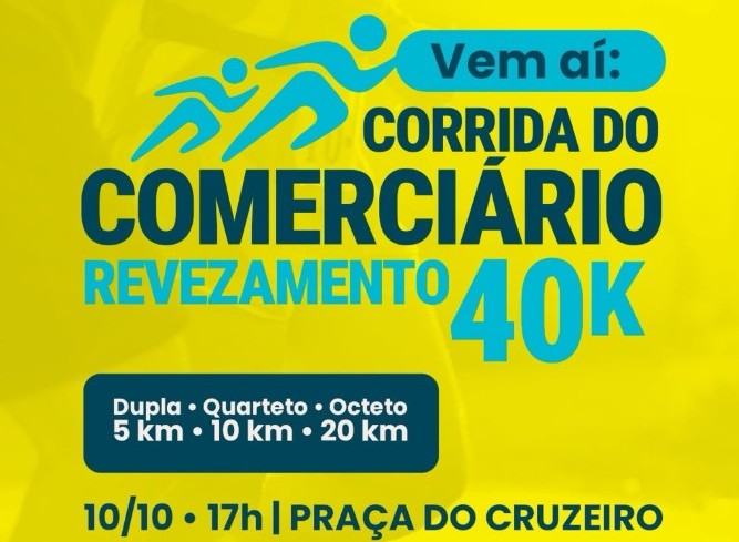 Corrida do Comerciário 40K reúne equipes em Brasília no dia 10 de outubro