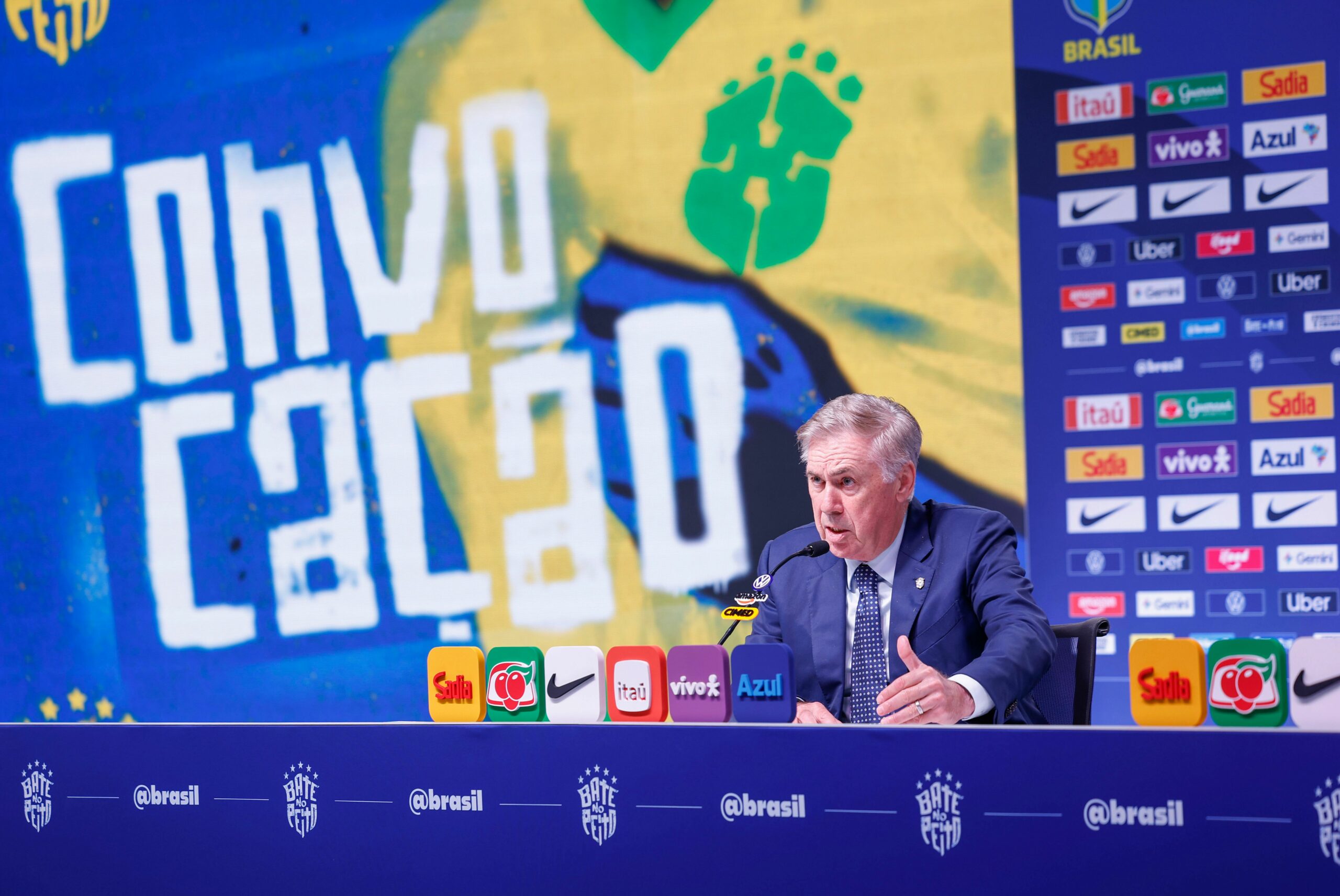 1ª pós-Copa do Mundo: Ancelotti convoca 26 jogadores para próximos jogos do Brasil