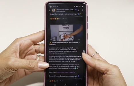 TSE reforça combate à desinformação com canal no WhatsApp