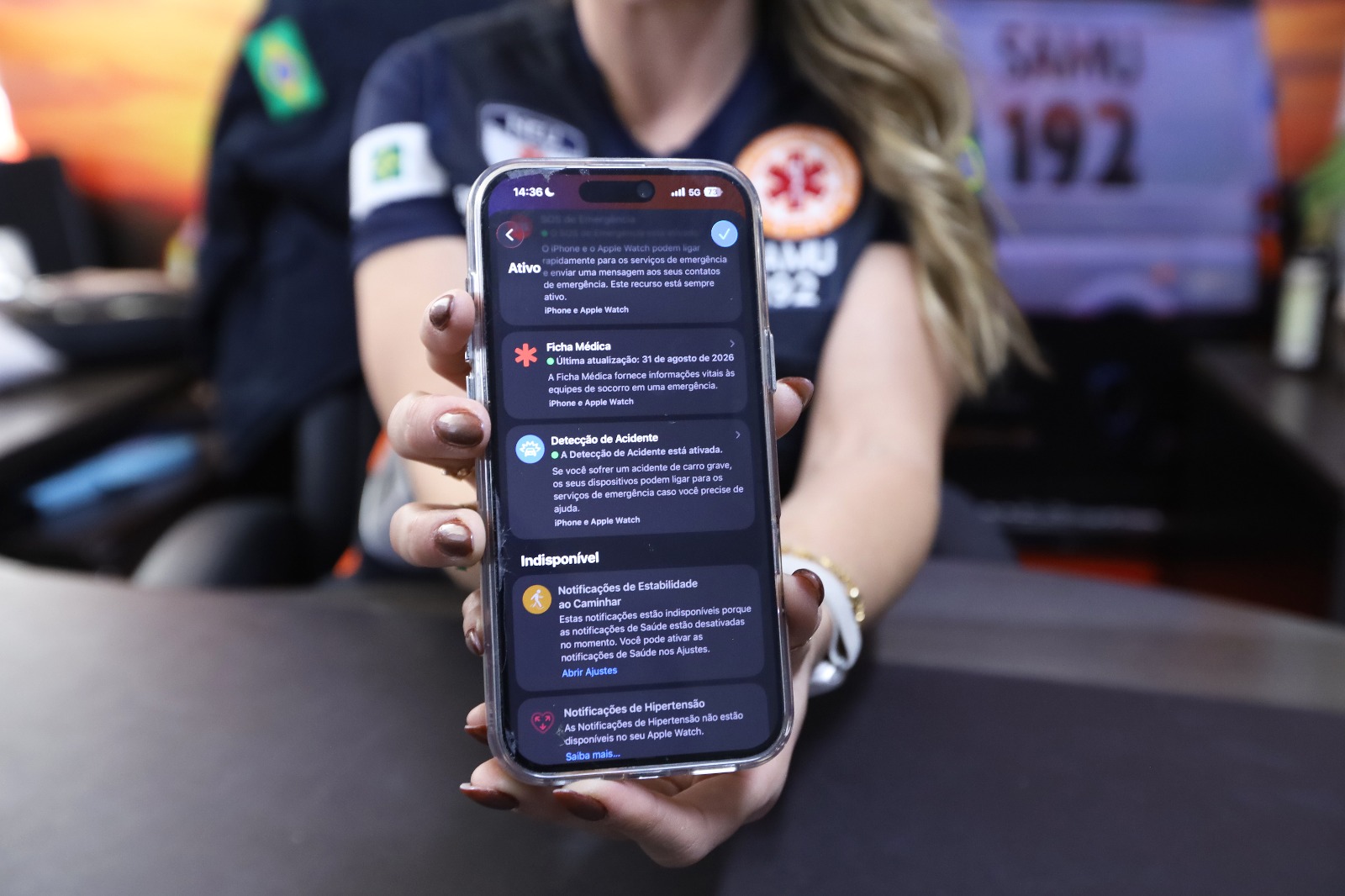 SAMU orienta como configurar o celular para ajudar equipes de socorro em emergências