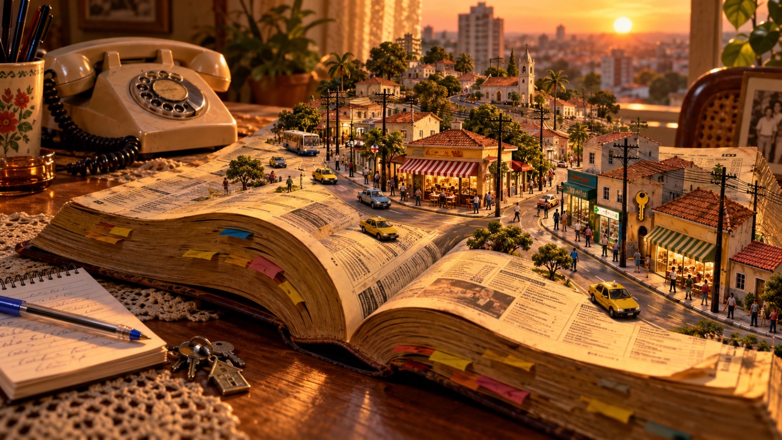 A cidade que cabia entre duas capas