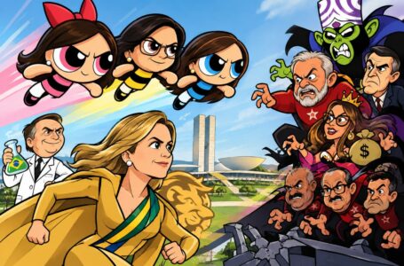 Vem aí a “Leoa” e as “Meninas Superpoderosas”: Michelle “Florzinha”, Damares “Docinho” e Bia “Lindinha” contra os “vilões” da esquerda