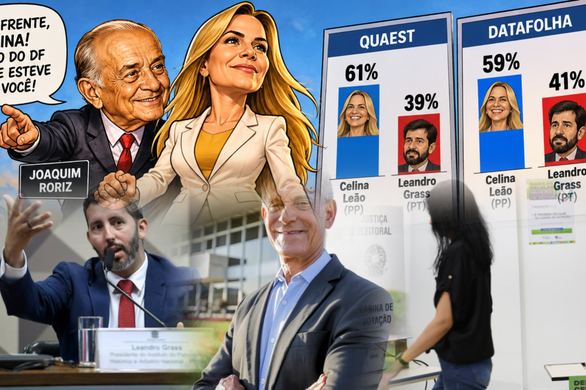 Pesquisas colocam Celina Leão na liderança para se tornar a primeira mulher eleita governadora do DF